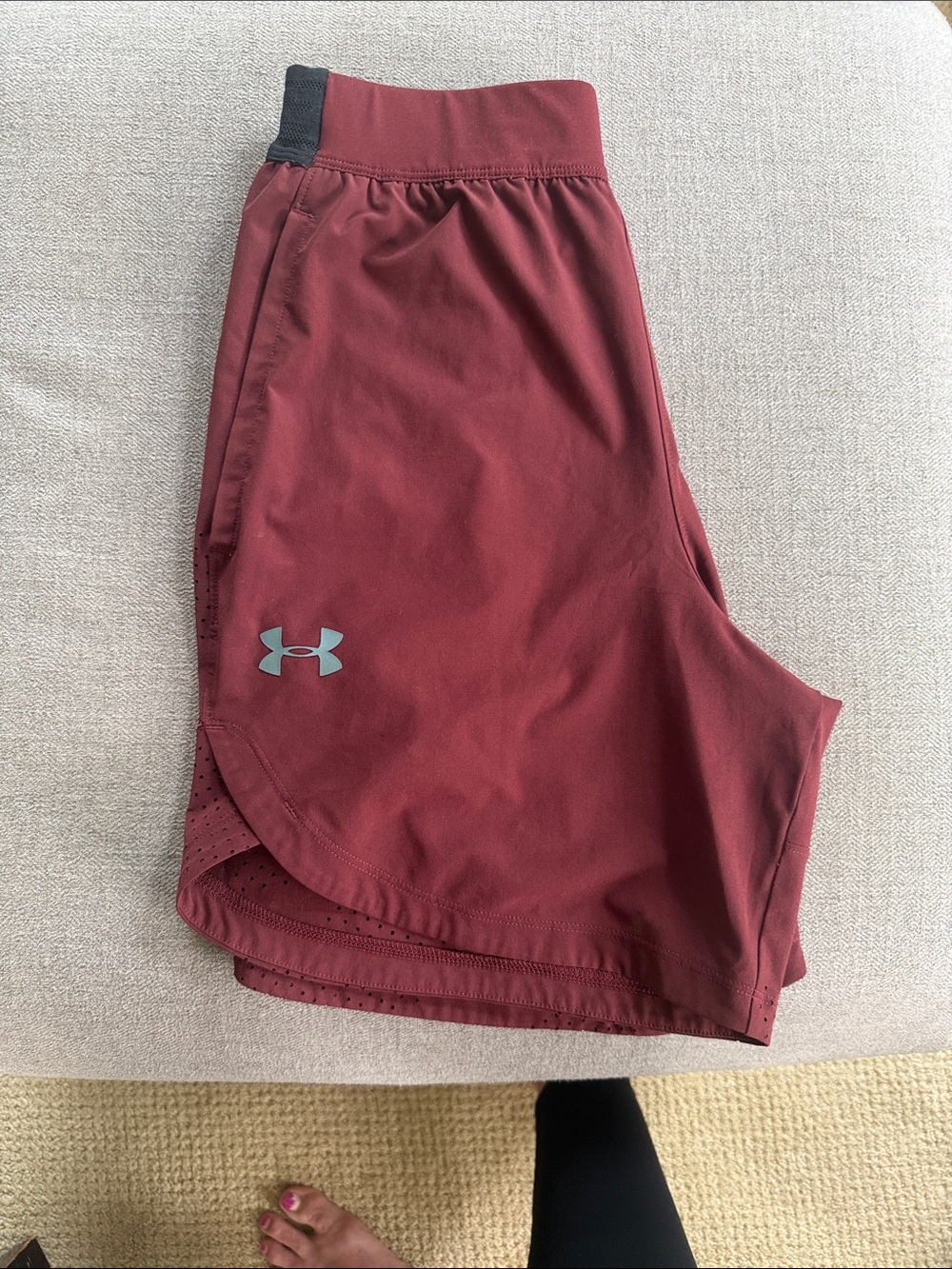 Under Armour Maroon Performance Shorts
